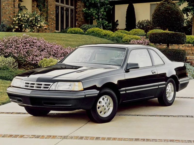 Ford Thunderbird рестайлинг 1986, купе, 9 поколение (09.1986 - 12.1988)