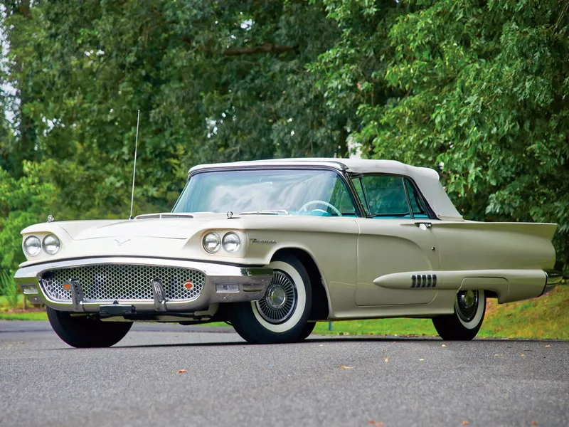 Ford Thunderbird 1957, открытый кузов, 2 поколение (12.1957 - 10.1958)
