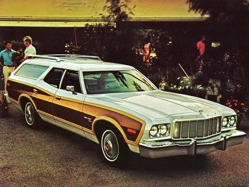 Ford Torino 3-й рестайлинг 1975, универсал, 3 поколение (10.1975 - 09.1976)