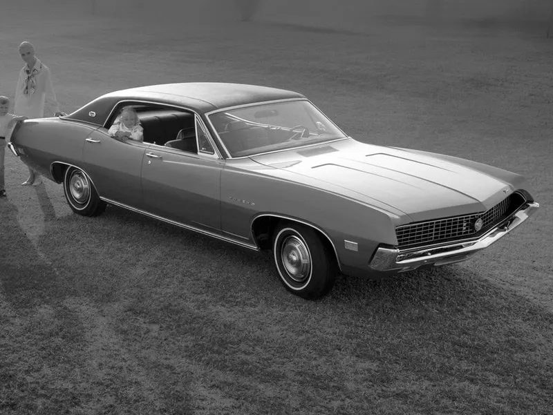 Ford Torino рестайлинг 1971, седан, 2 поколение (09.1971 - 09.1972)