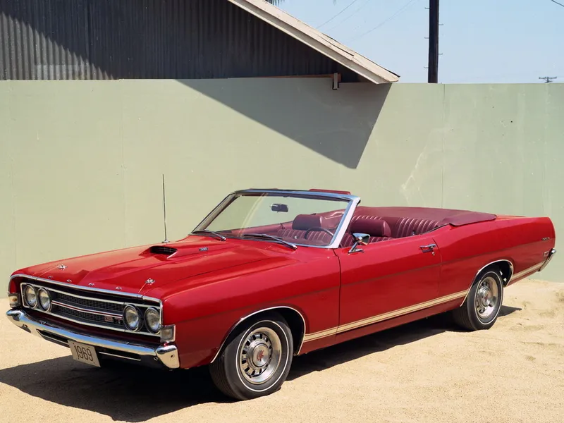 Ford Torino рестайлинг 1969, открытый кузов, 1 поколение (09.1969 - 09.1970)