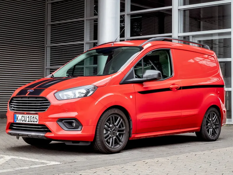 Ford Transit Courier рестайлинг 2018, цельнометаллический фургон, 1 поколение (01.2018 - н.в.)