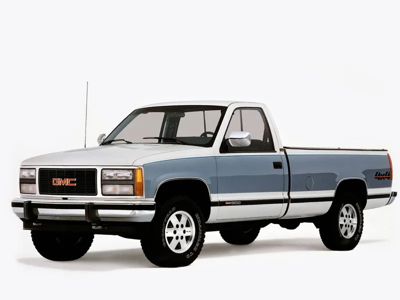 GMC Sierra 1987, пикап, 2 поколение, GMT400 (04.1987 - 01.1998)