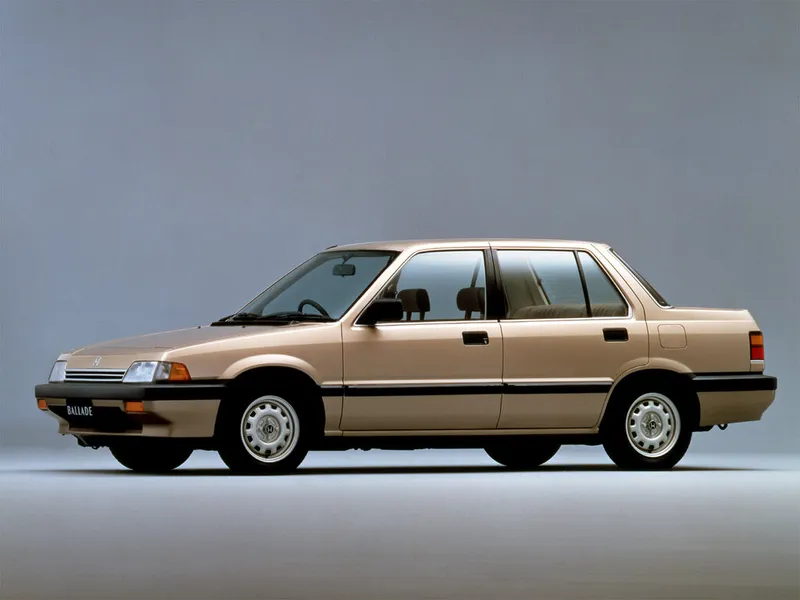Honda Ballade рестайлинг 1985, седан, 2 поколение (09.1985 - 10.1986)