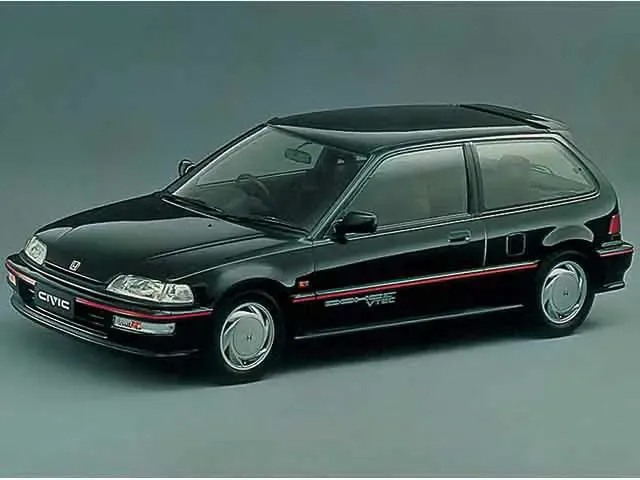 Honda Civic рестайлинг 1989, хэтчбек 3 дв., 4 поколение, EF (09.1989 - 08.1991)
