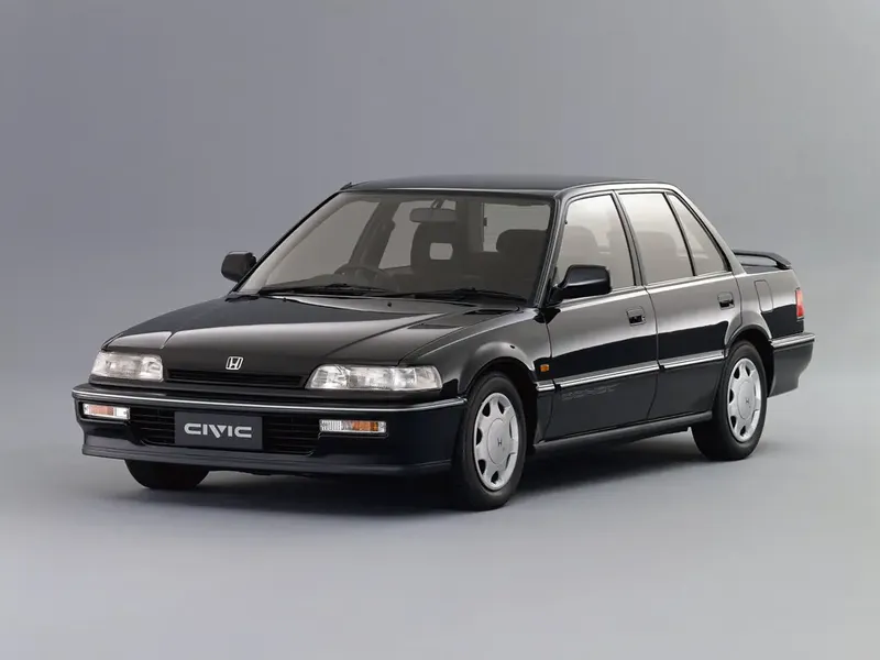 Honda Civic рестайлинг 1989, седан, 4 поколение, EF (09.1989 - 08.1991)
