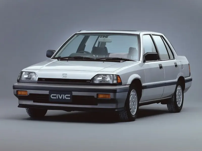 Honda Civic 1983, седан, 3 поколение, AJ, AK, AU (10.1983 - 08.1985)