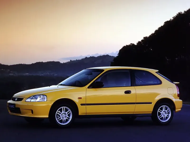 Honda Civic рестайлинг 1999, хэтчбек 3 дв., 6 поколение, EJ, EK (03.1999 - 01.2001)