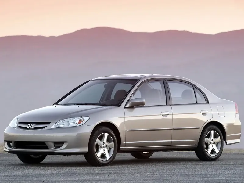 Honda Civic рестайлинг 2003, седан, 7 поколение (09.2003 - 09.2005)