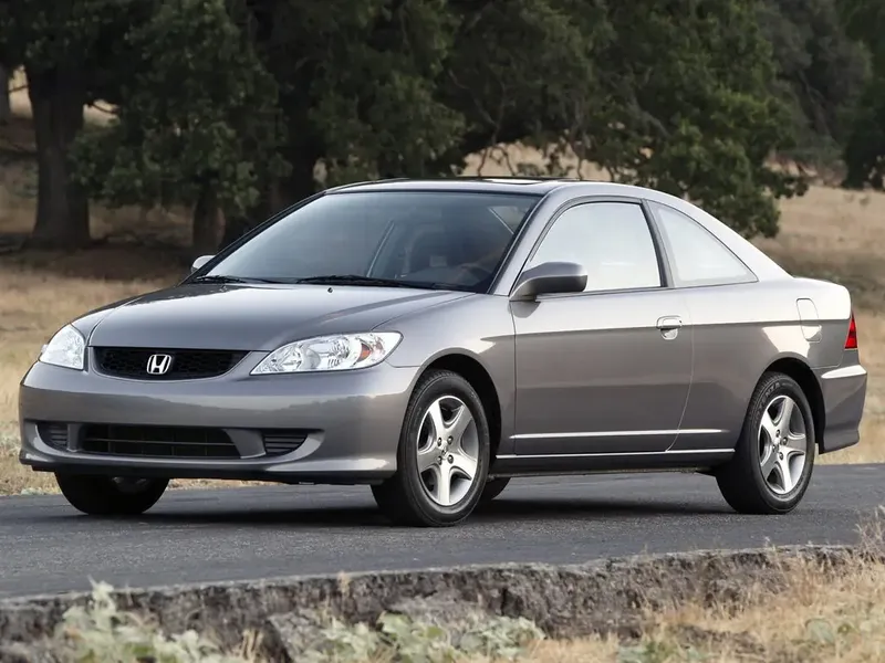 Honda Civic рестайлинг 2003, купе, 7 поколение (09.2003 - 09.2005)