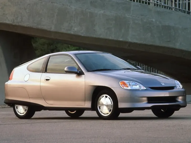 Honda Insight 1999, хэтчбек 3 дв., 1 поколение, ZE1 (09.1999 - 09.2006)