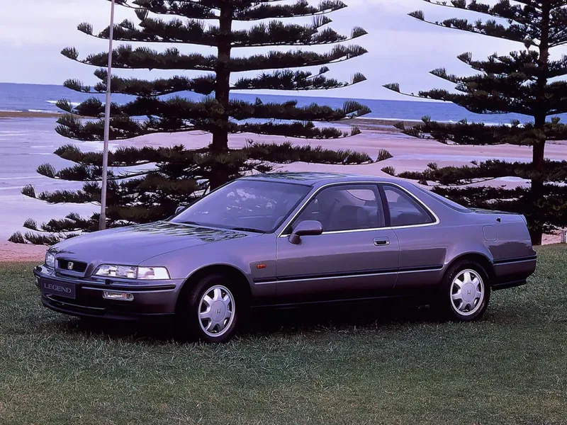 Honda Legend рестайлинг 1992, купе, 2 поколение (09.1992 - 01.1996)