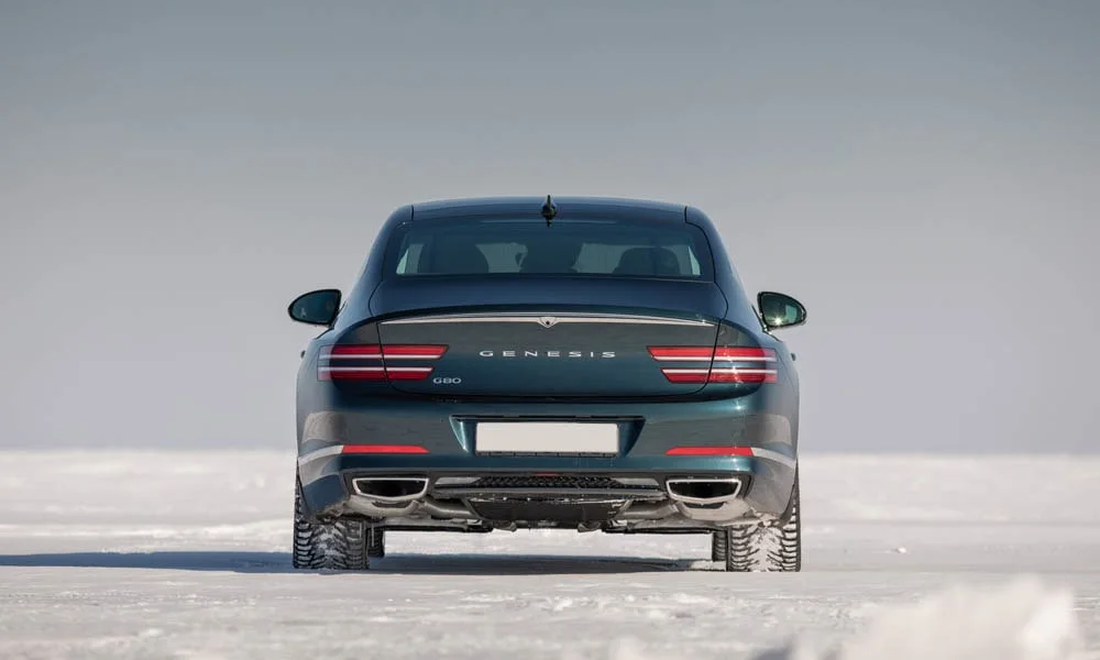Genesis G80 — вид сзади, фото 2