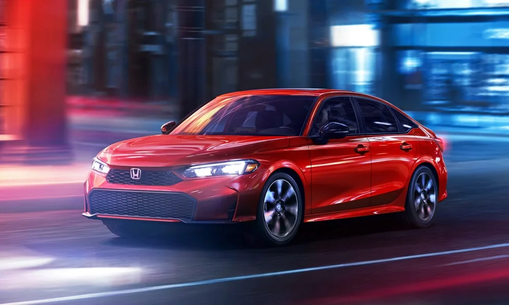 Honda Civic (2024) — вид спереди, фото 3