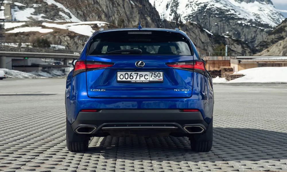 Lexus NX 300 — вид сзади, фото 3