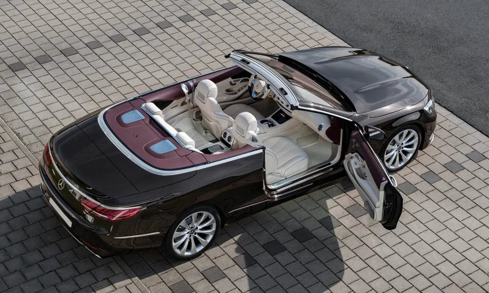 Фото Mercedes-Benz S-Class — крыша, фото 6. Крыша сверху: остекление, рейлинги и антенна-плавник Mercedes-Benz S-Class — крыша, фото 6