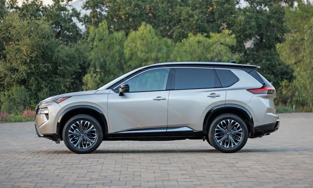 Nissan X-Trail (2024) — вид сбоку, фото 2