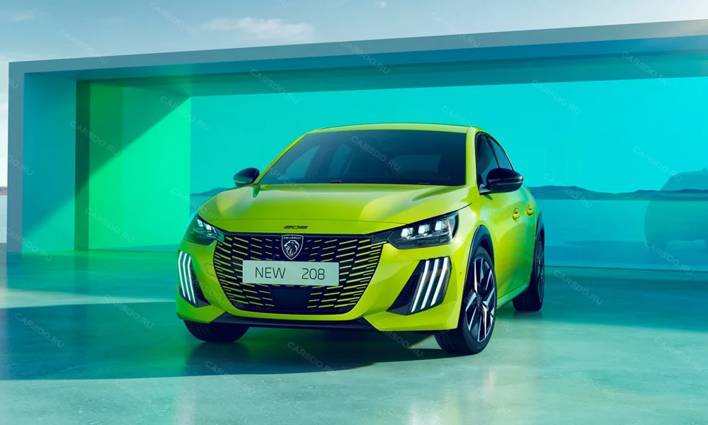 Peugeot 208 — вид спереди, фото 3