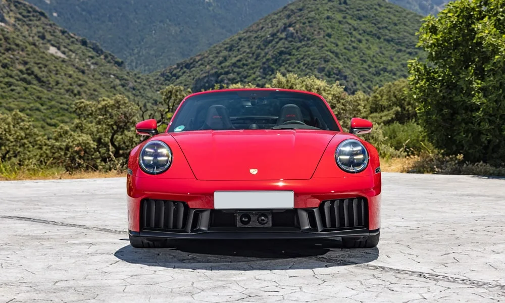 Porsche 911 Targa — вид спереди, фото 4