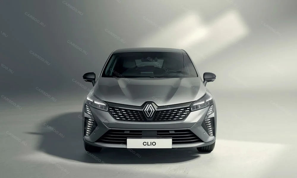 Фото Renault Clio RS — вид спереди, фото 11. Анфас: пропорции капота, посадка кузова и графика ходовых огней Renault Clio RS — вид спереди, фото 11