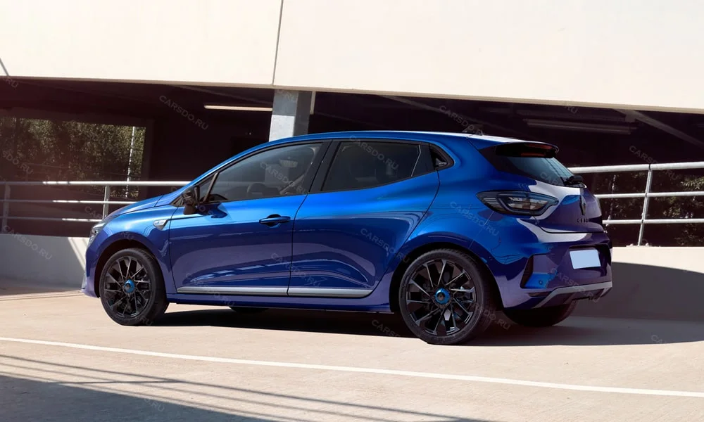 Фото Renault Clio RS — вид сзади, фото 3. Графика фонарей, бампер и оформление пятой двери. Насадки выхлопа или их имитация внизу бампера различают версии Renault Clio RS — вид сзади, фото 3