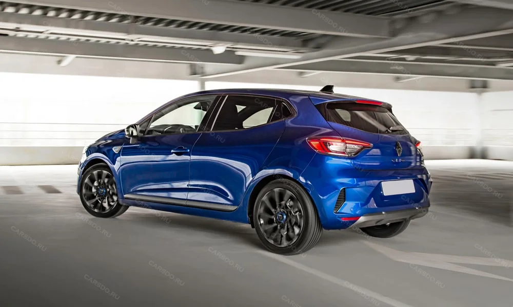 Фото Renault Clio RS — вид сзади, фото 4. Графика фонарей, бампер и оформление пятой двери. Насадки выхлопа или их имитация внизу бампера различают версии Renault Clio RS — вид сзади, фото 4