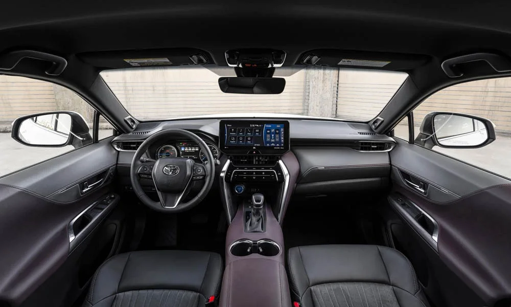 Фото Toyota Venza — передняя панель. Компоновка экранов, дефлекторов и консоли. Минимум физических кнопок — ставка на экранное управление Toyota Venza — передняя панель