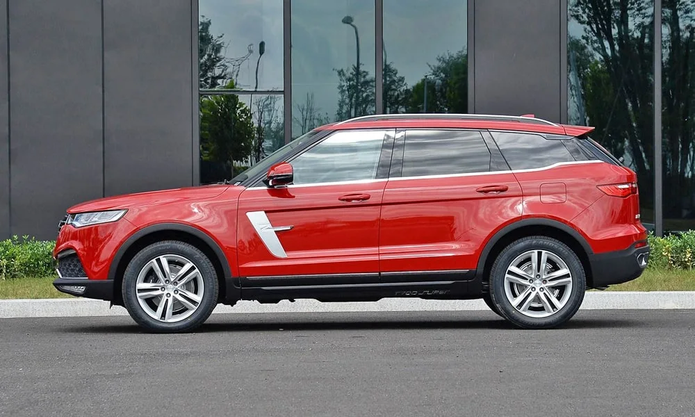 Zotye T600 (2024) — вид сбоку